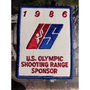 1986 U.S. Olympic Shooting Range Sponsor Patch Brand New